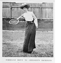 Kathleen Mary Nunneley Forehand Drive 1904